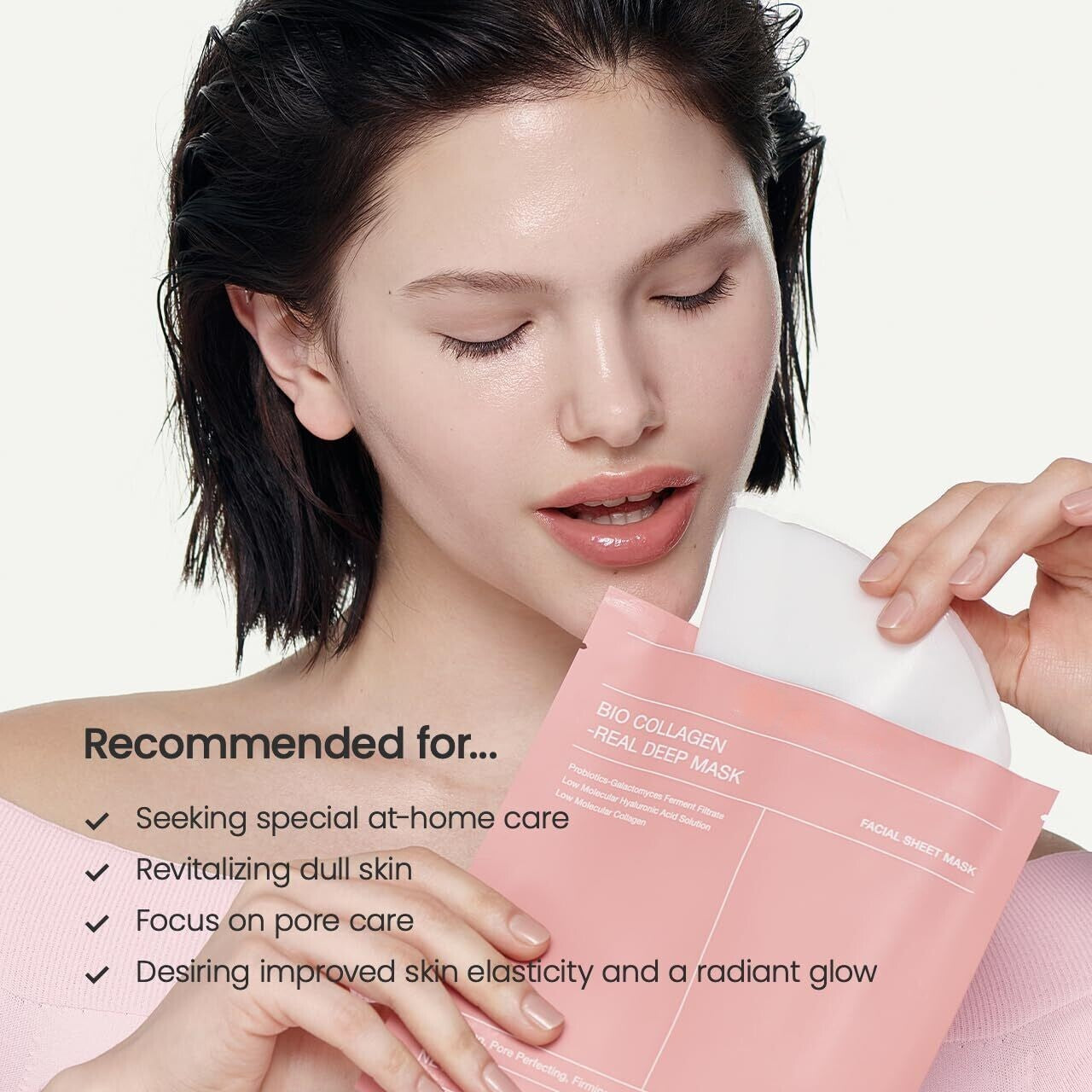 Premium Overnight Bio-Collagen Recovery Mask Set (4pcs)